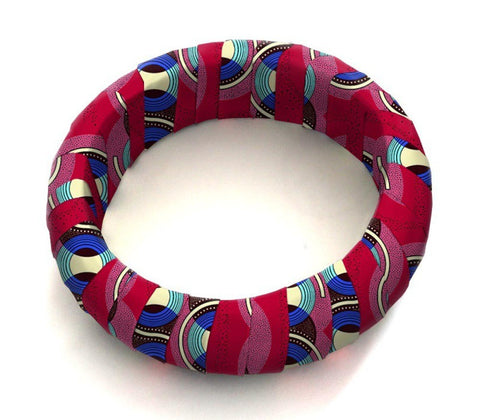 Hot Selling African Ethnic Print Retro Exaggerated Bracelet