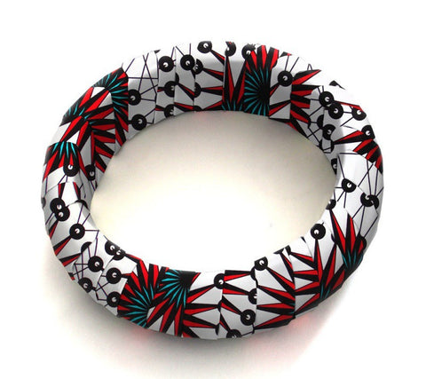 Hot Selling African Ethnic Print Retro Exaggerated Bracelet