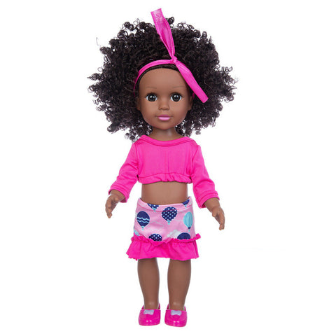 14 Inch Doll Simulation Baby Black Doll