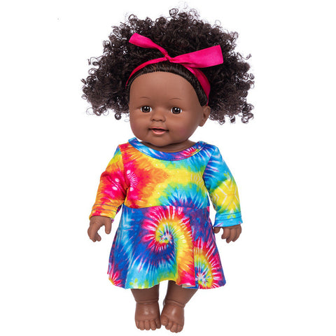 Simulation Baby Doll Black Black Baby African Doll