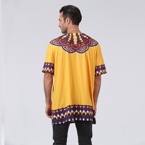 African style printed short sleeve