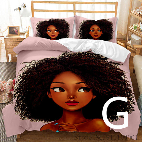 African Girl Bedding Set Children Bedroom Decoration Kulture Haven