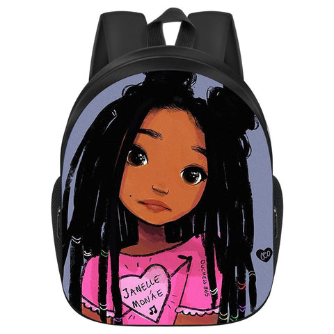 African Girl School Bag Primary And Secondary School Students Backpack African Girl