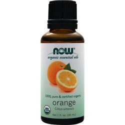 Now Certified Organic Orange Oil 1 fl.oz