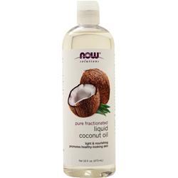 Now Liquid Coconut Oil - Pure Fractionated 16 fl.oz