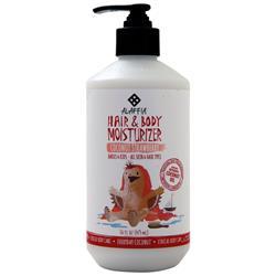 Alaffia Hair & Body Moisturizer - Babies & Kids Coconut Strawberry 16 fl.oz