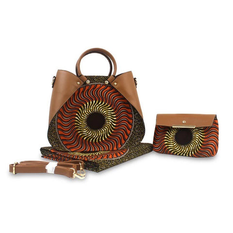 African print Handbag and fabric