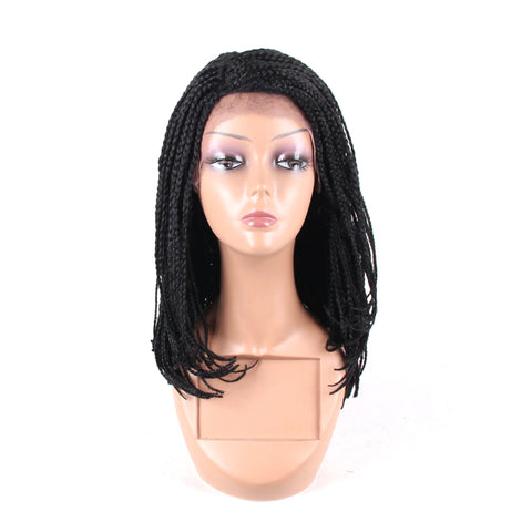 Braided Box Braids Lace Wigs With Baby Hair