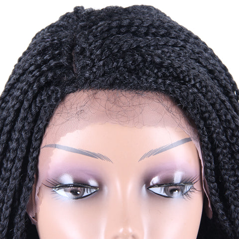 Braided Box Braids Lace Wigs With Baby Hair