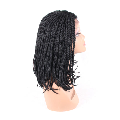 Braided Box Braids Lace Wigs With Baby Hair