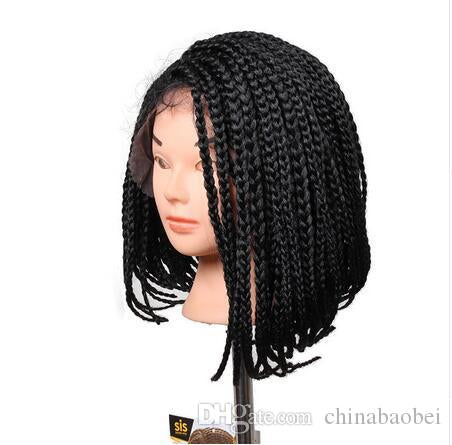 14 Inch Box Braid Crochet Wig