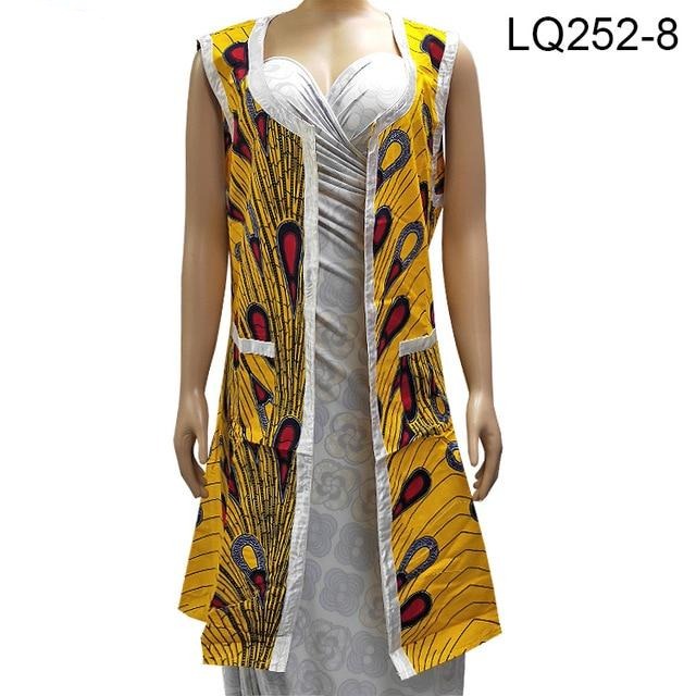 Fashional African Women Sleeveless Ankara Jacket