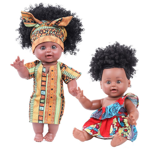 Children Best Playmates Simulation African Doll