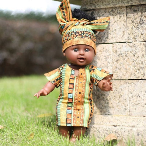 Children Best Playmates Simulation African Doll