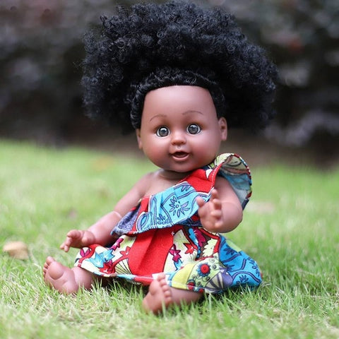 Children Best Playmates Simulation African Doll