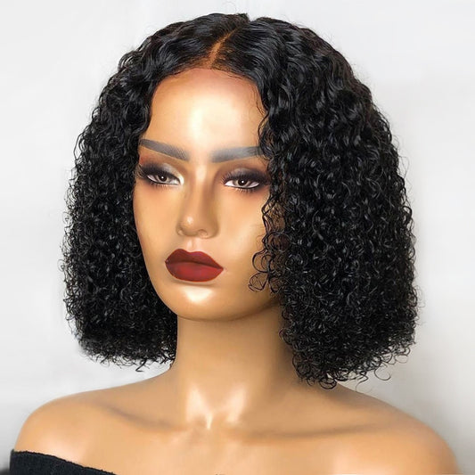 Lace Bob Kinky Curly Wave Wig