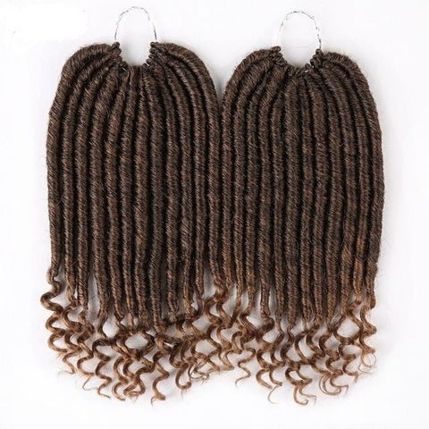 12Inch 2X Goddess Faux Locs Crochet Hair