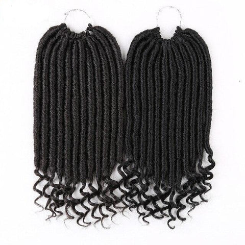 12Inch 2X Goddess Faux Locs Crochet Hair