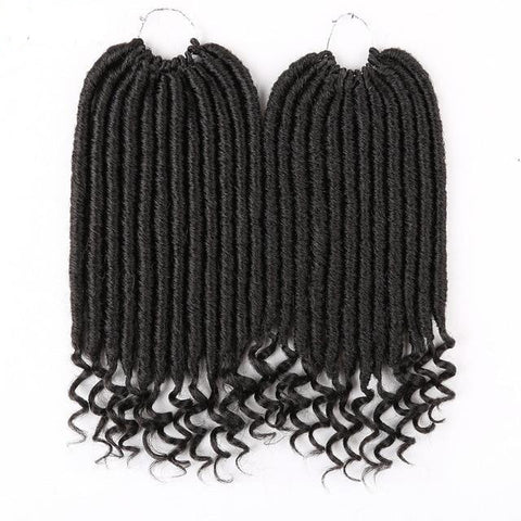 12Inch 2X Goddess Faux Locs Crochet Hair