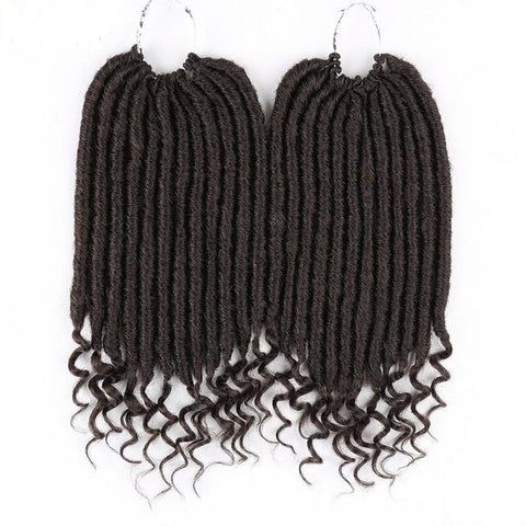 12Inch 2X Goddess Faux Locs Crochet Hair