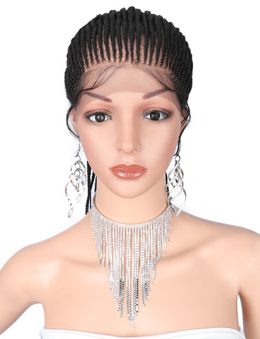 Hand Braided Synthetic Lace Front Wig