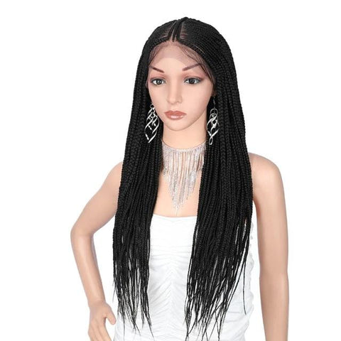 Synthetic Lace Front Fulani Cornrow