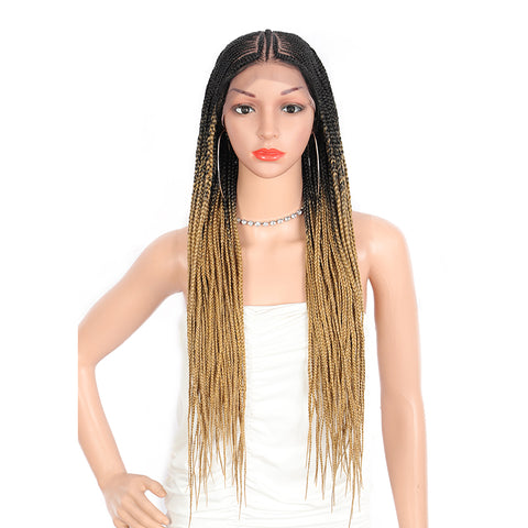 Synthetic Lace Front Fulani Cornrow