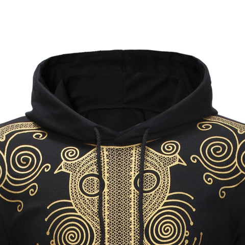 African Dashiki Print Hoodies Sweatshirts